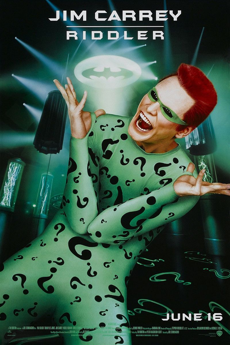 Batman Forever (1995) original theatrical movie poster - Advance Style C