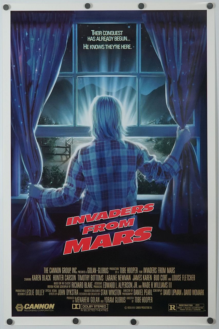 Invaders from Mars (1986) original theatrical movie poster - Final