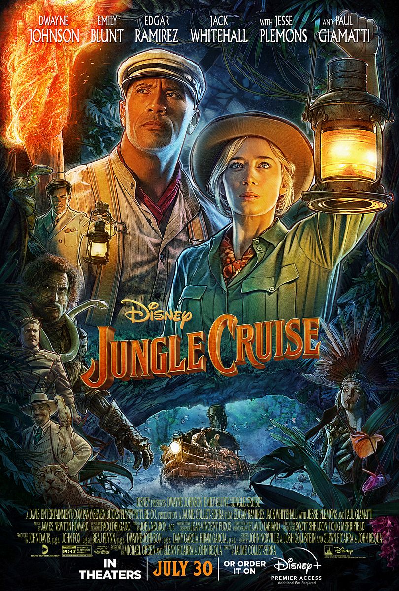Jungle Cruise (2021) original theatrical movie poster - Final