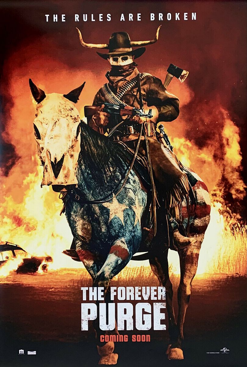 The Forever Purge (2021) original theatrical movie poster - International Advance