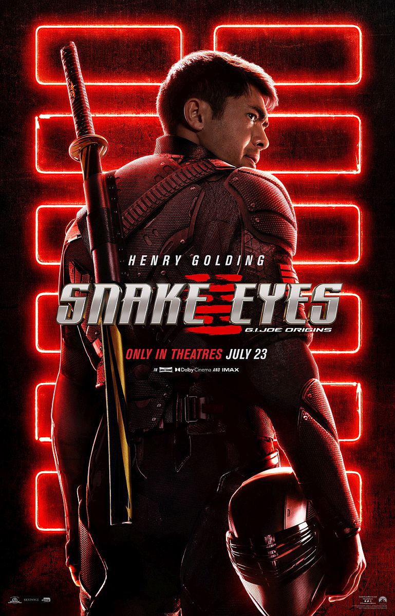 Snake Eyes (2021) original theatrical movie poster - Advance