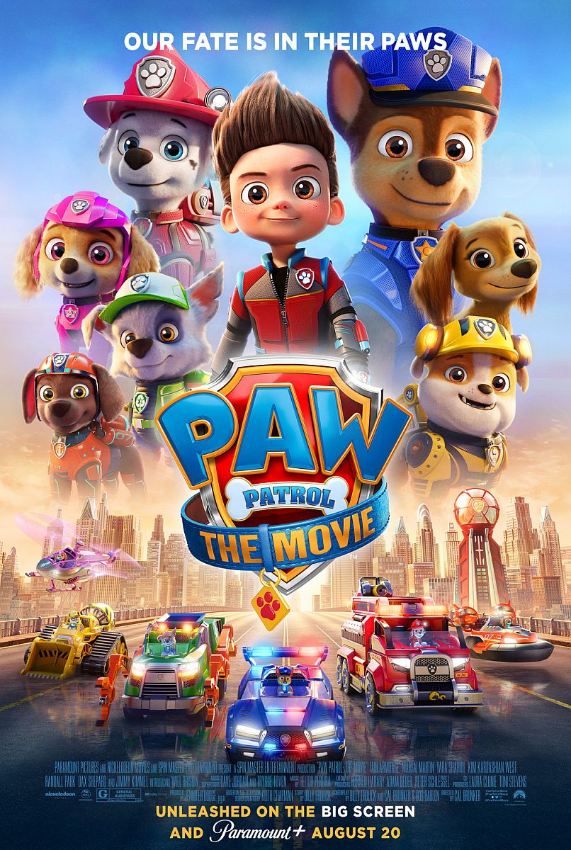 PAW Patrol: The Movie (2021) original theatrical movie poster - Final