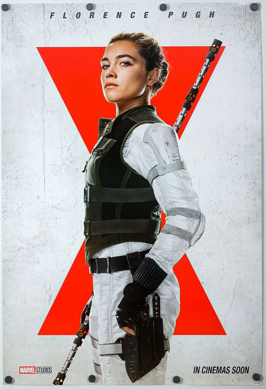 Black Widow (2021) original theatrical movie poster - International Style E