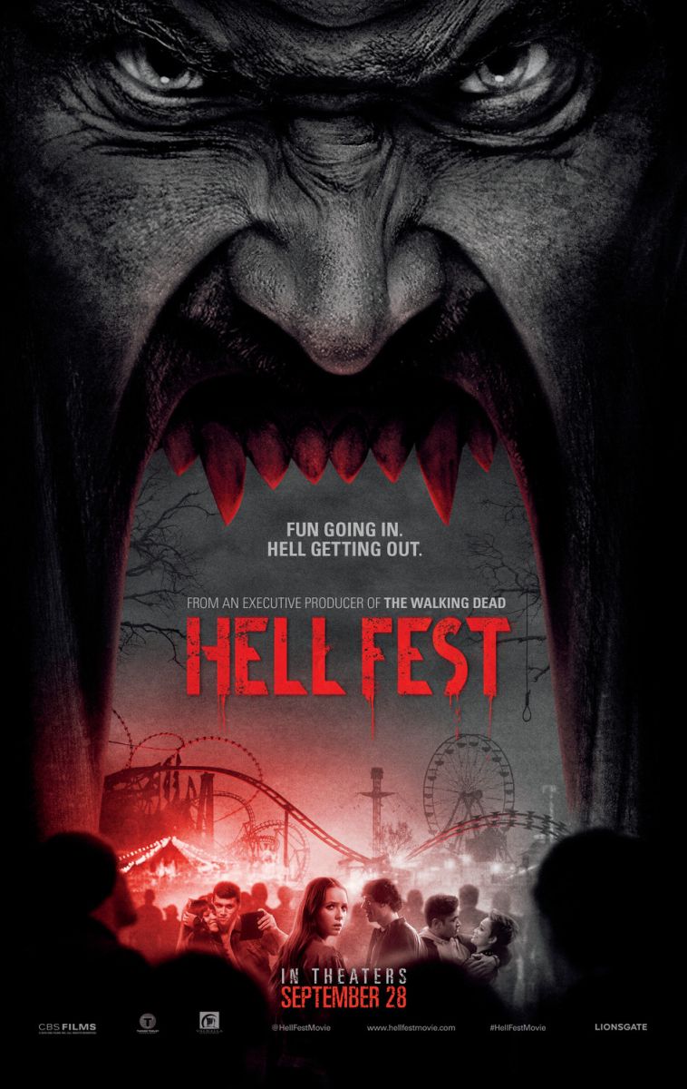 Hell Fest (2018) original theatrical movie poster - Advance