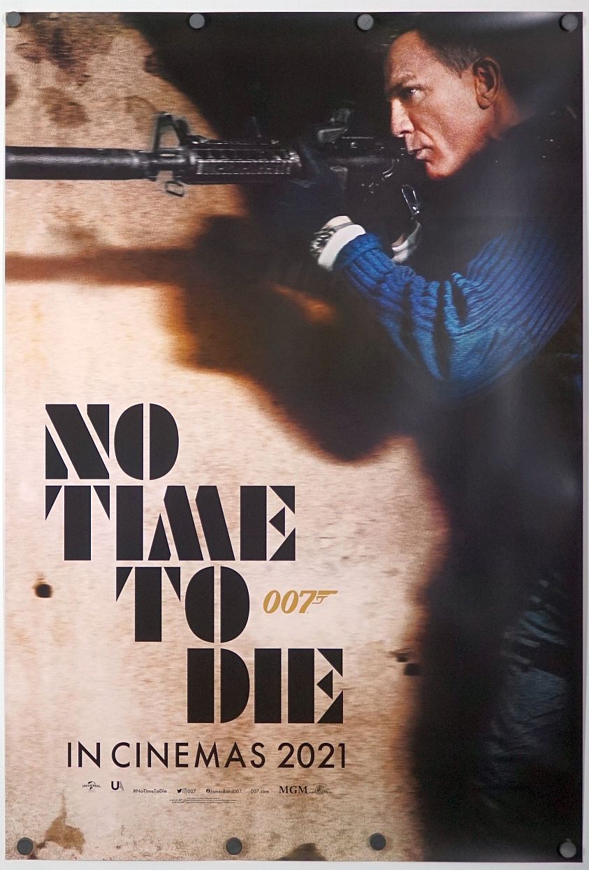 No Time to Die (2021) original theatrical movie poster - International Style C