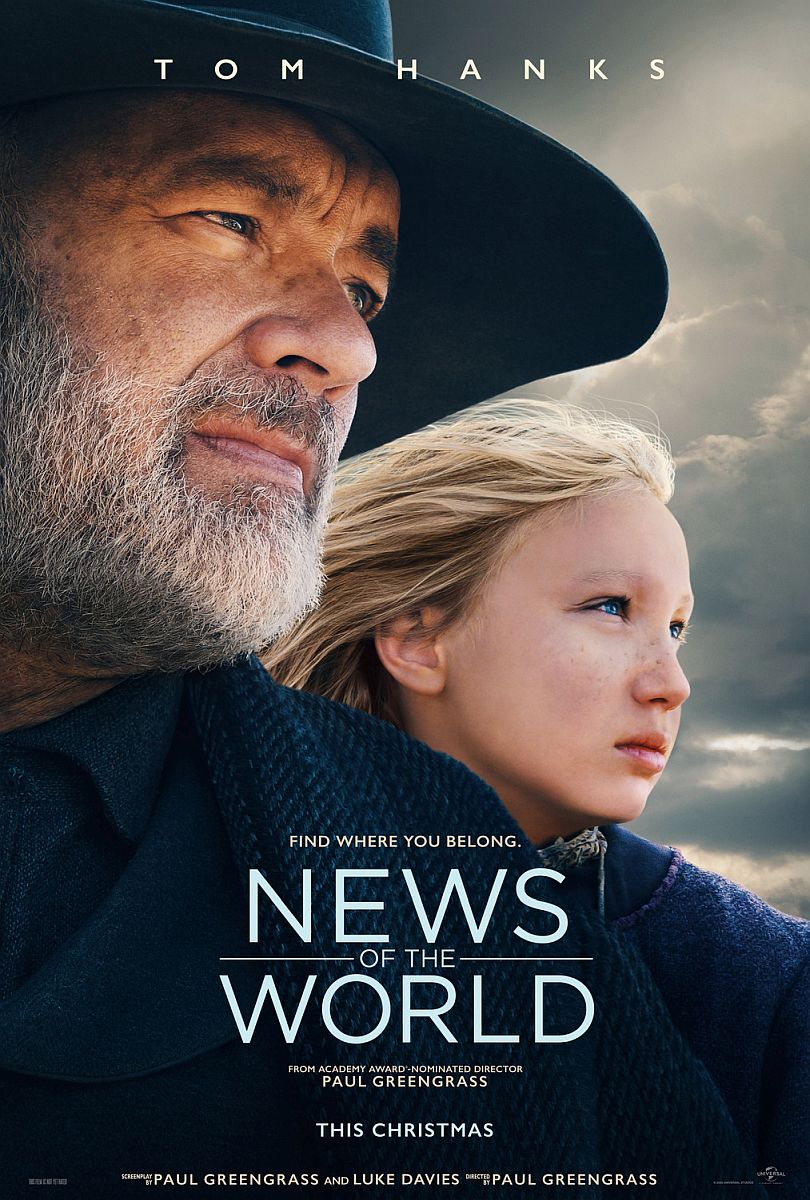 News of the World (2020) original theatrical movie poster - Advance