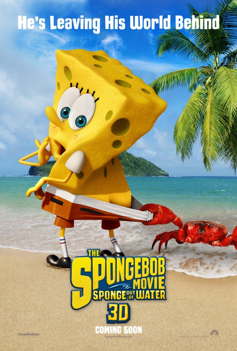 The SpongeBob Movie: Sponge Out of Water (2015) original theatrical movie poster - Advance