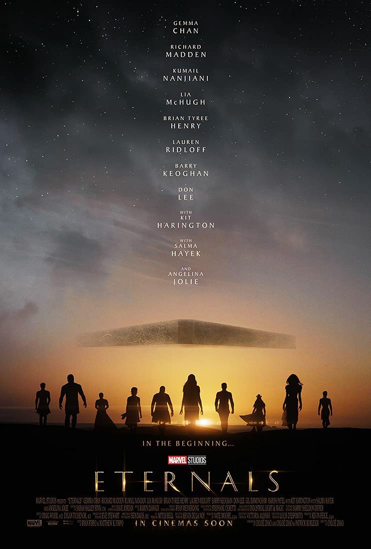 Eternals (2021) original theatrical movie poster - International Advance