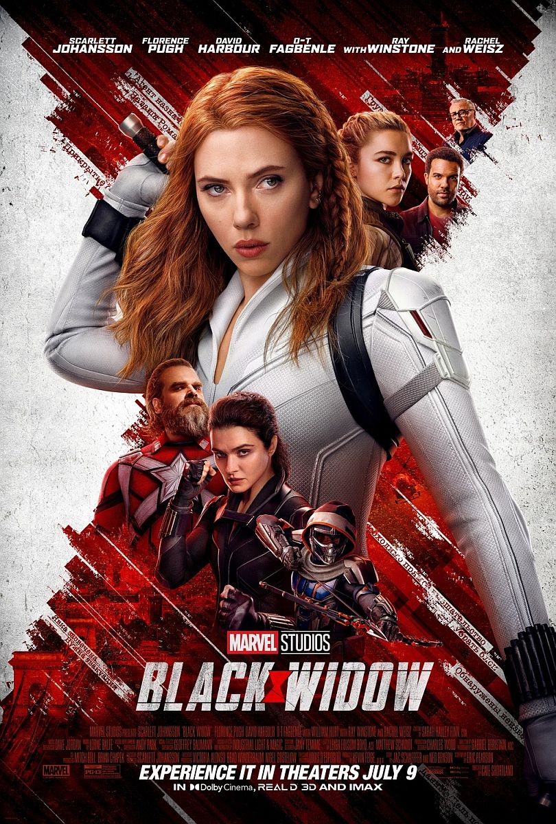 Black Widow (2021) original theatrical movie poster - Style B