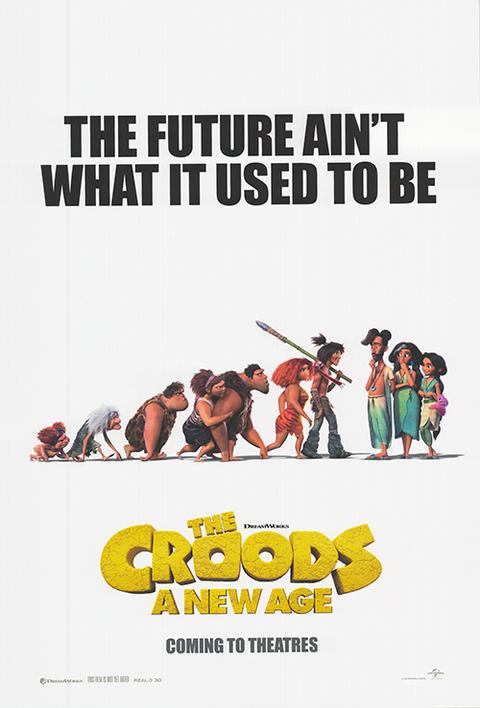The Croods: A New Age (2020) original theatrical movie poster - Advance