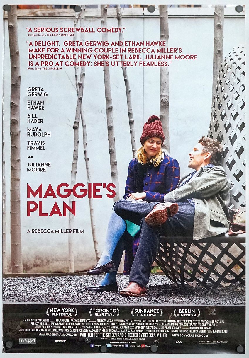 Maggie's Plan (2015) original theatrical movie poster - Final