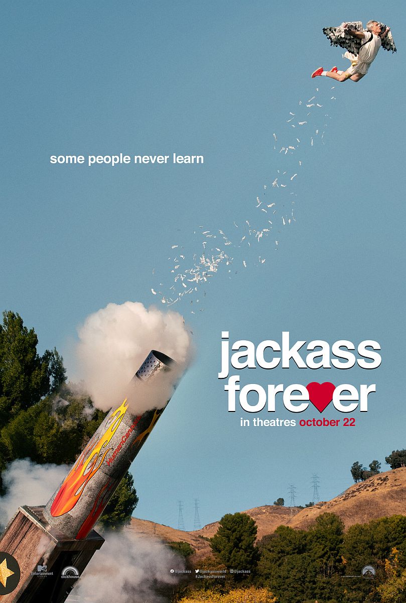 Jackass Forever (2022) original theatrical movie poster - Advance