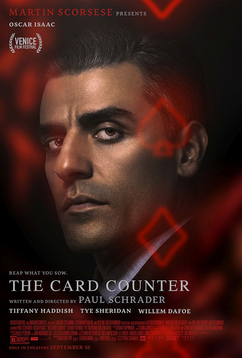 The Card Counter (2021) original theatrical movie poster - Final