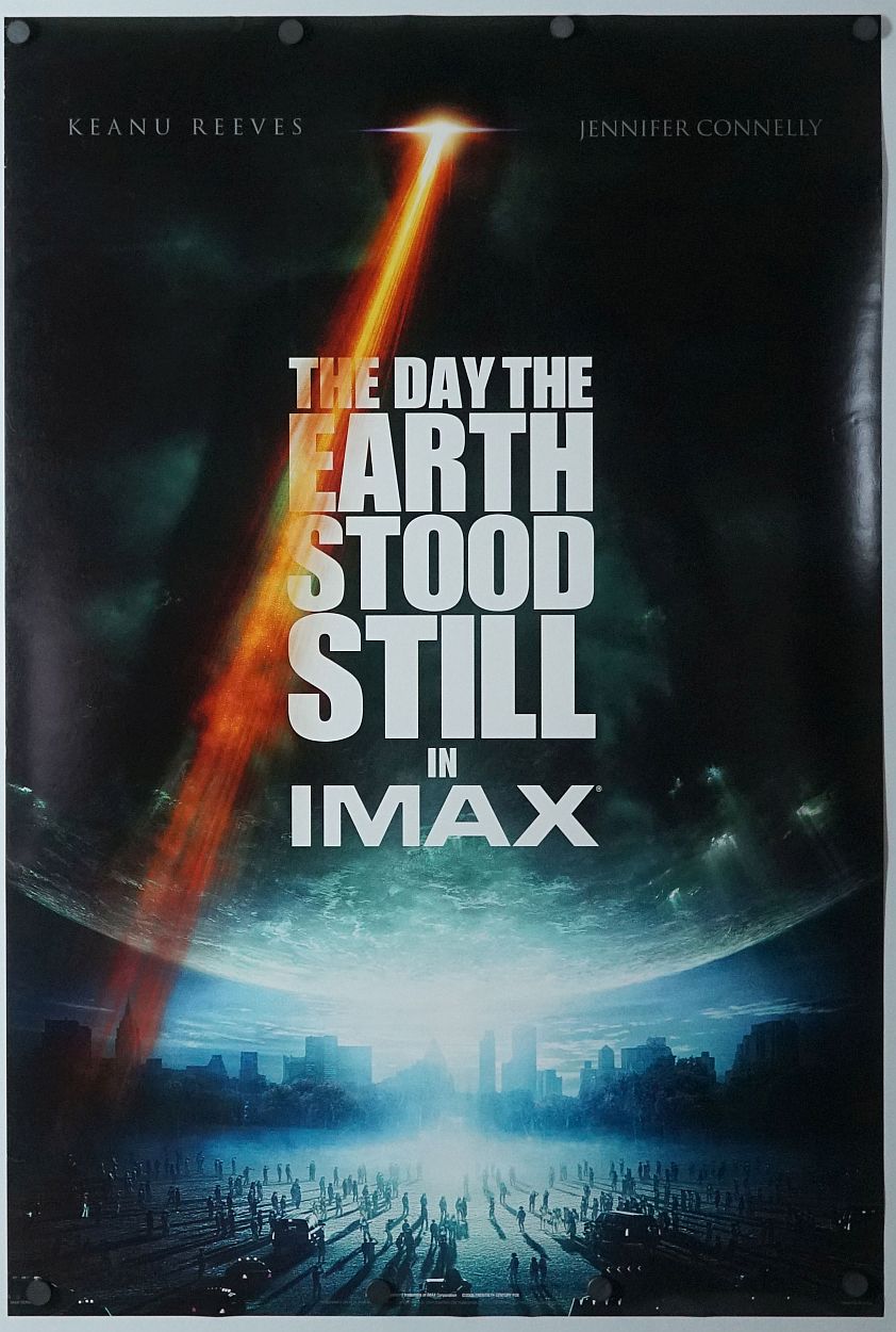 The Day the Earth Stood Still (2008) original theatrical movie poster - Imax