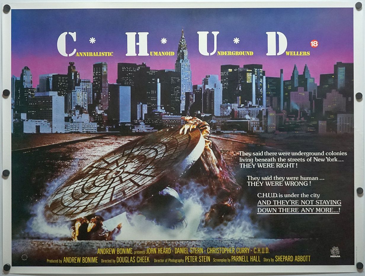 C.H.U.D. (1984) original theatrical movie poster - Final