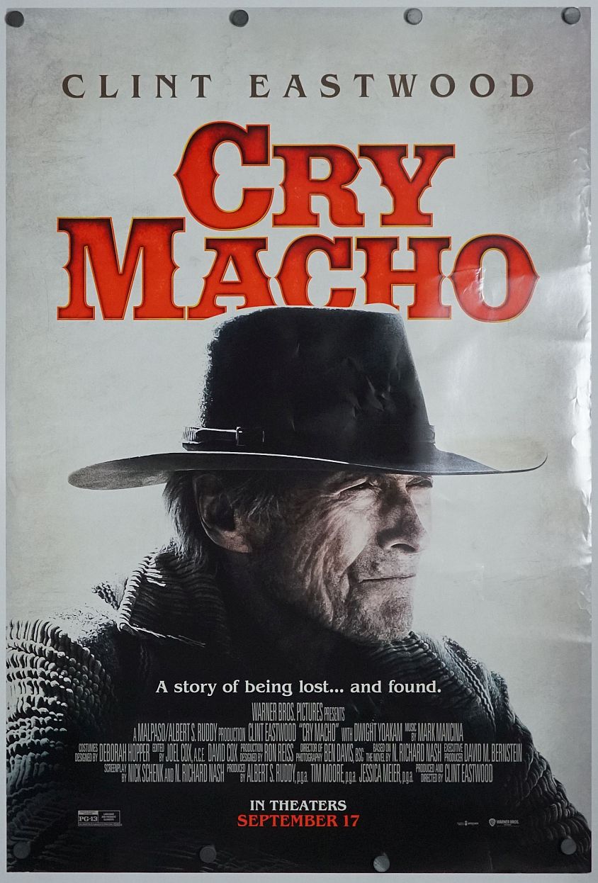Cry Macho (2021) original theatrical movie poster - Final