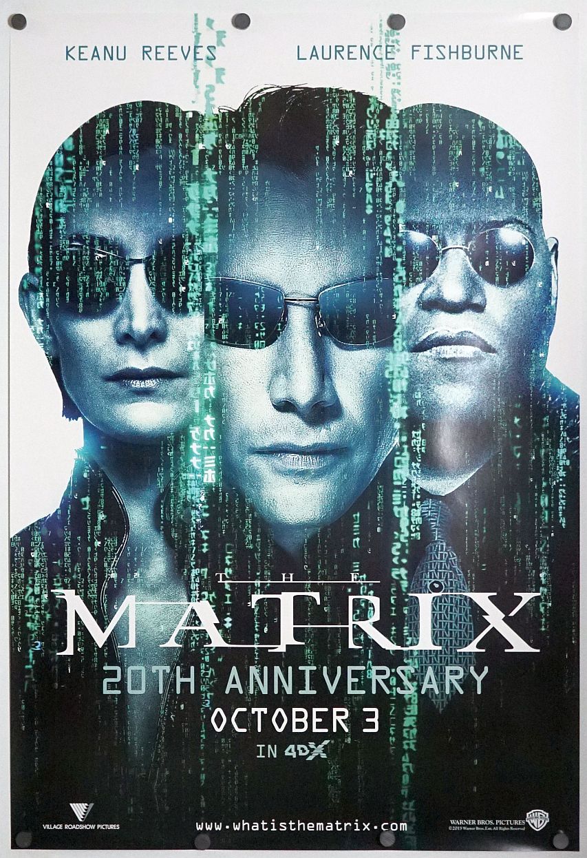 The Matrix (2021) original theatrical movie poster - Final