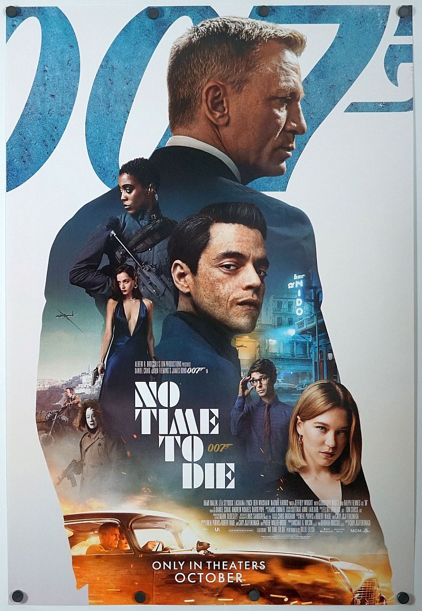 No Time to Die (2021) original theatrical movie poster - International Final
