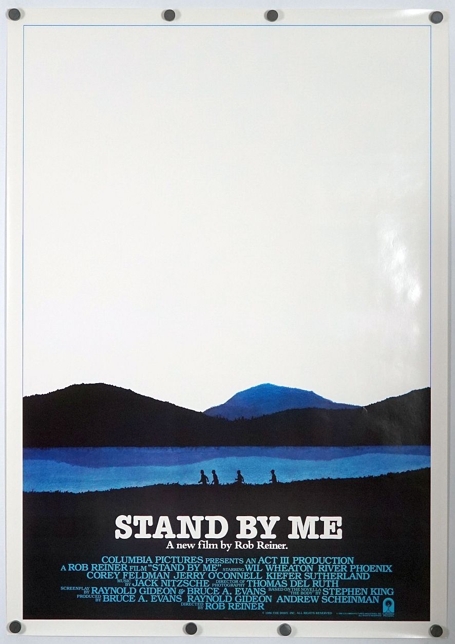 Stand by Me (1986) original theatrical movie poster - International Advance