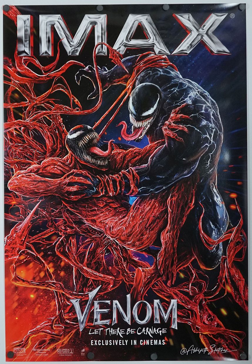 Venom 2 (2021) original theatrical movie poster - International IMAX