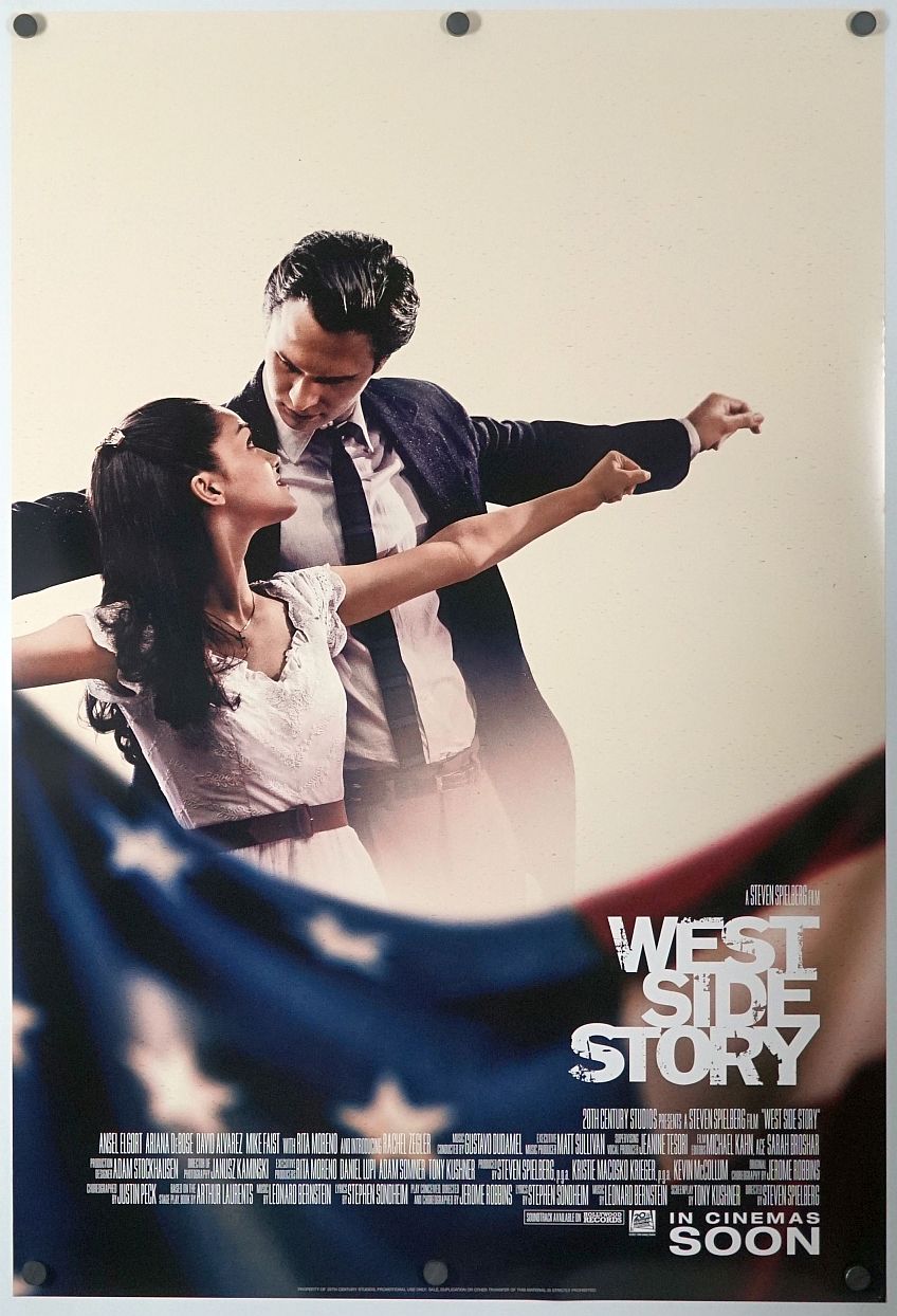West Side Story (2021) original theatrical movie poster - International Style C