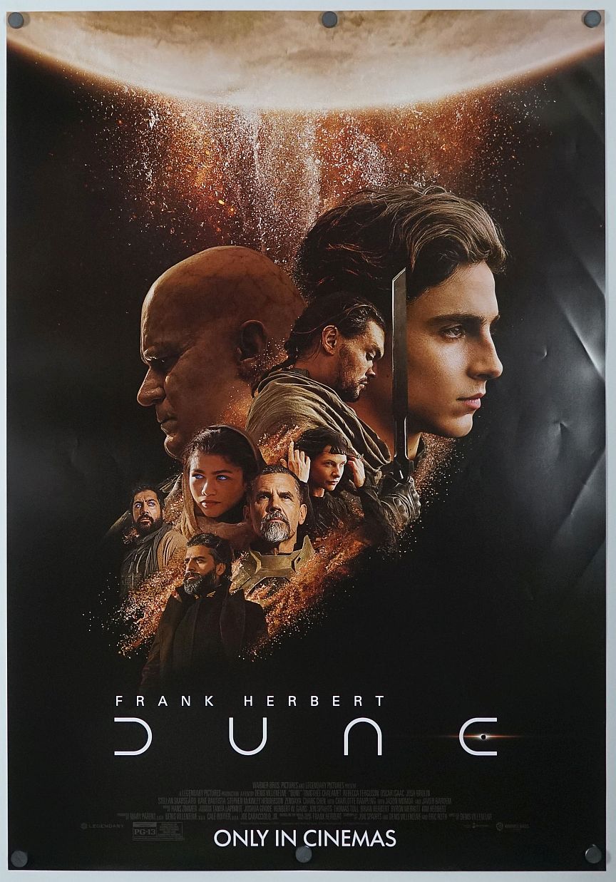 Dune (2021) original theatrical movie poster - International Advance C