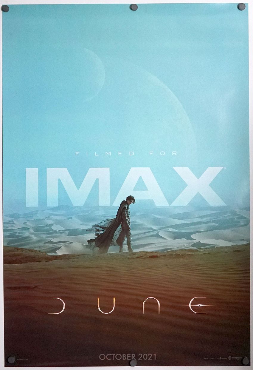 Dune (2021) original theatrical movie poster - International IMAX
