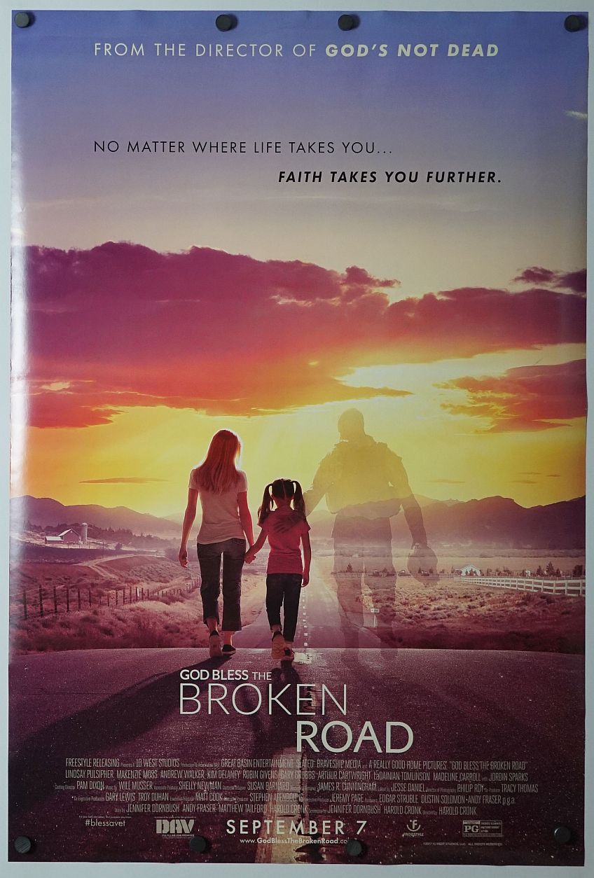 God Bless the Broken Road (2018) original theatrical movie poster - Final