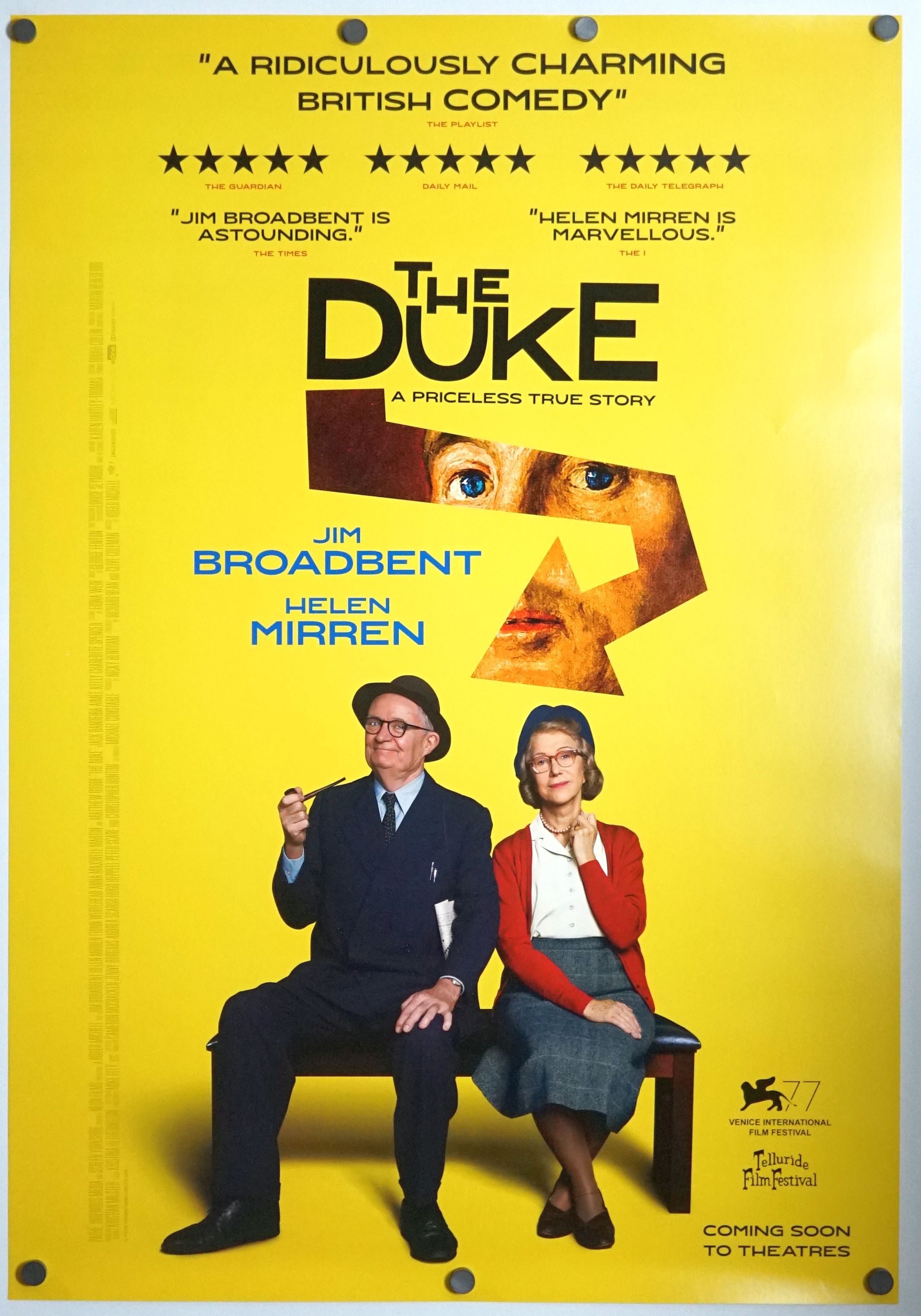 The Duke (2021) original theatrical movie poster - Final