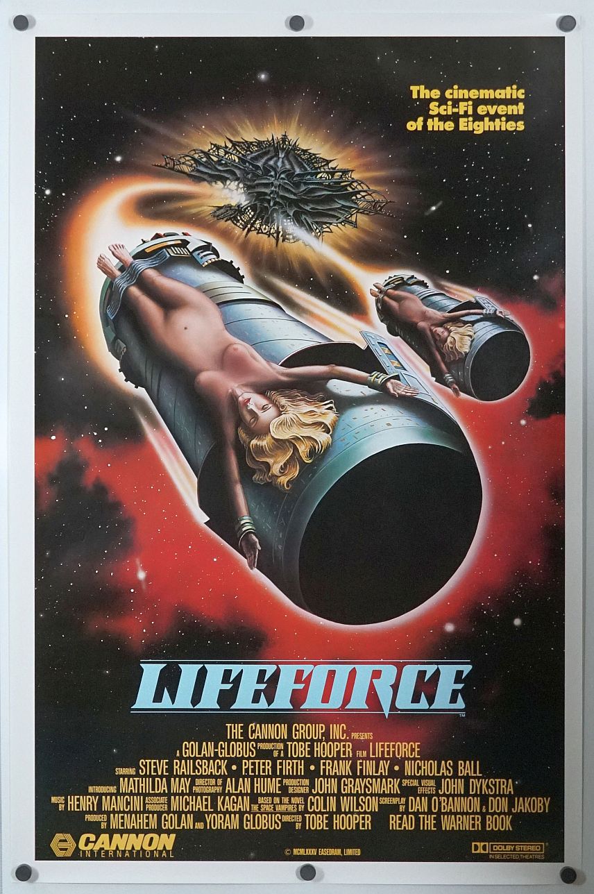 Lifeforce (1985) original theatrical movie poster - International