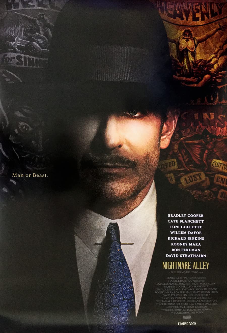 Nightmare Alley (2021) original theatrical movie poster - International