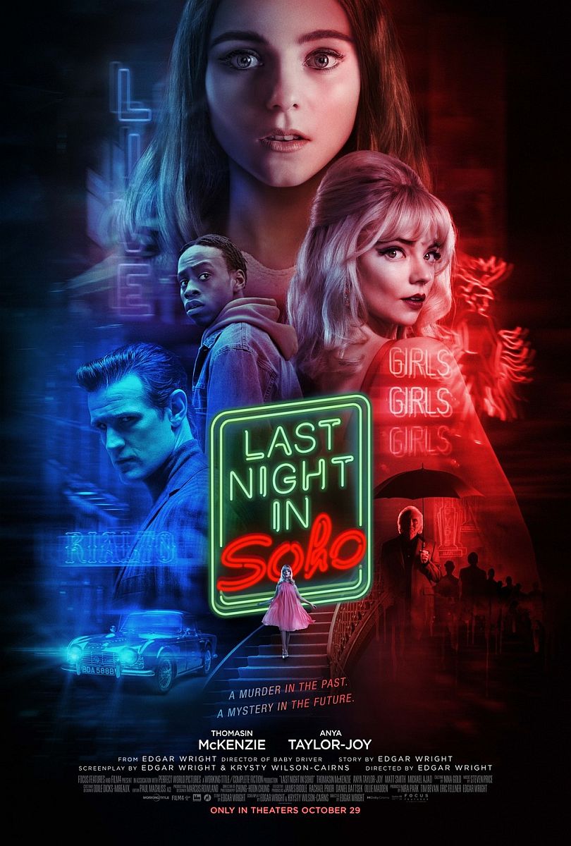 Last Night in Soho (2021) original theatrical movie poster - Final