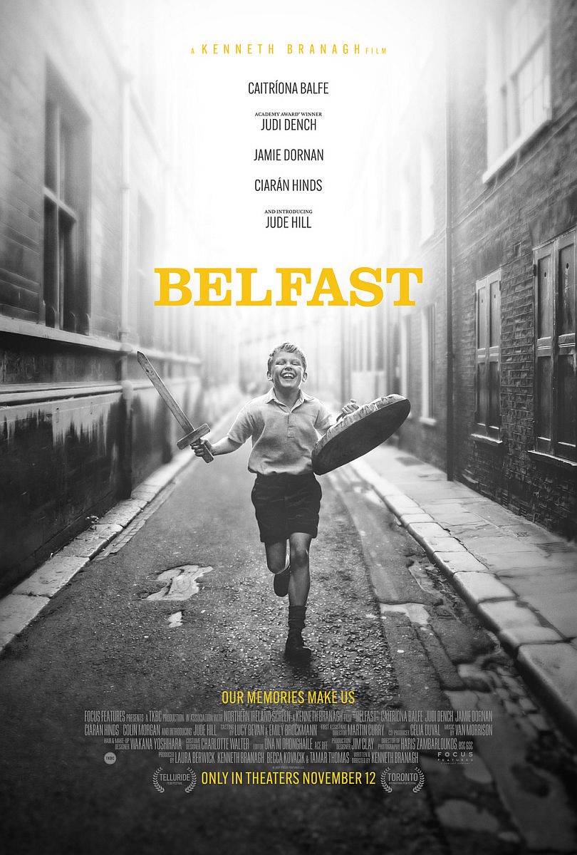 Belfast (2021) original theatrical movie poster - Advance