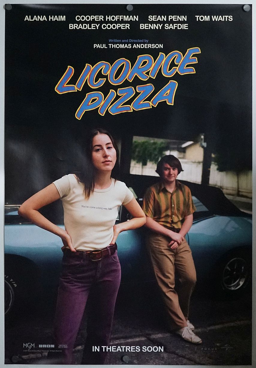 Licorice Pizza (2021) original theatrical movie poster - Final