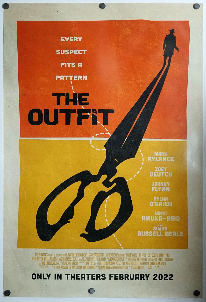 The Outfit (2022) original theatrical movie poster - Final