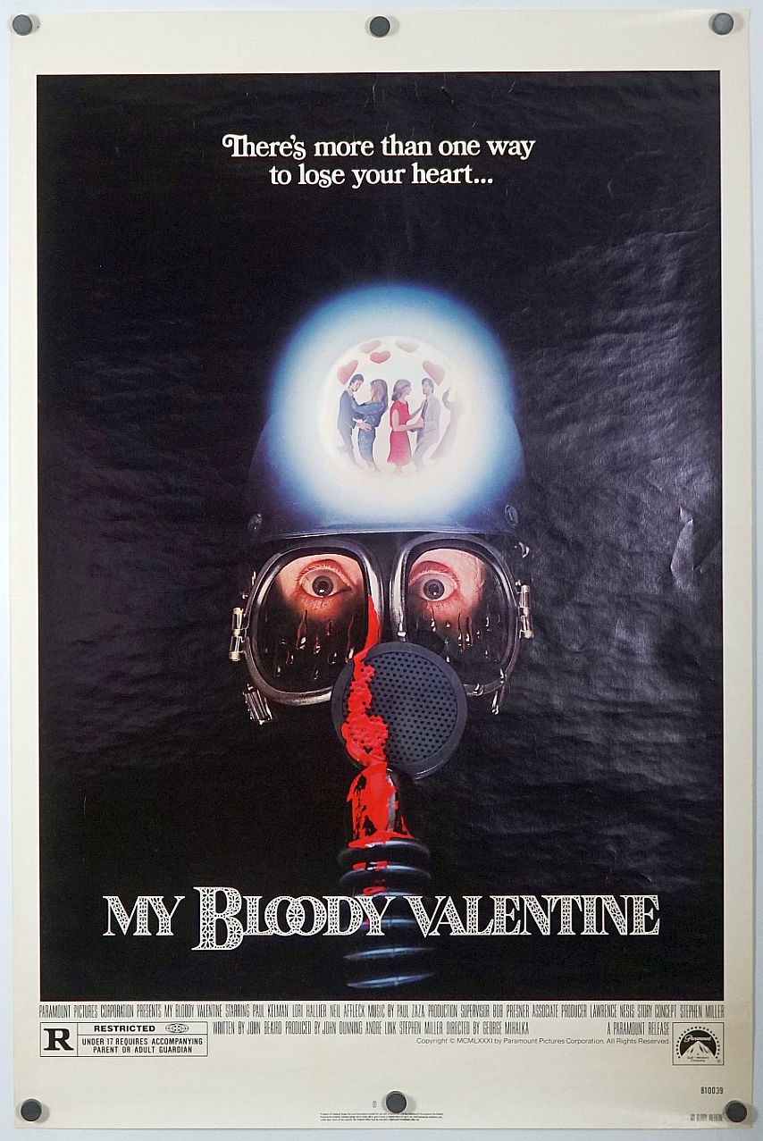 My Bloody Valentine (1981) original theatrical movie poster - Final