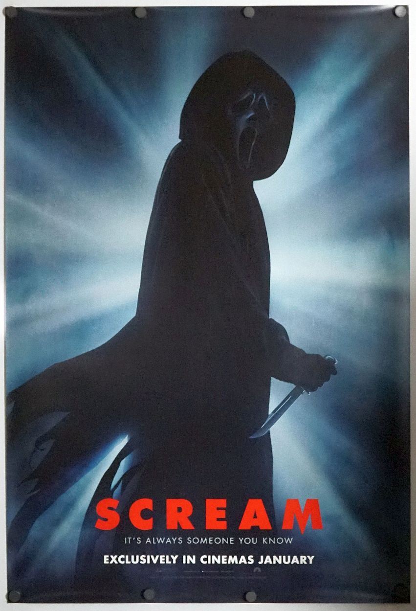 Scream (2022) original theatrical movie poster - Advance