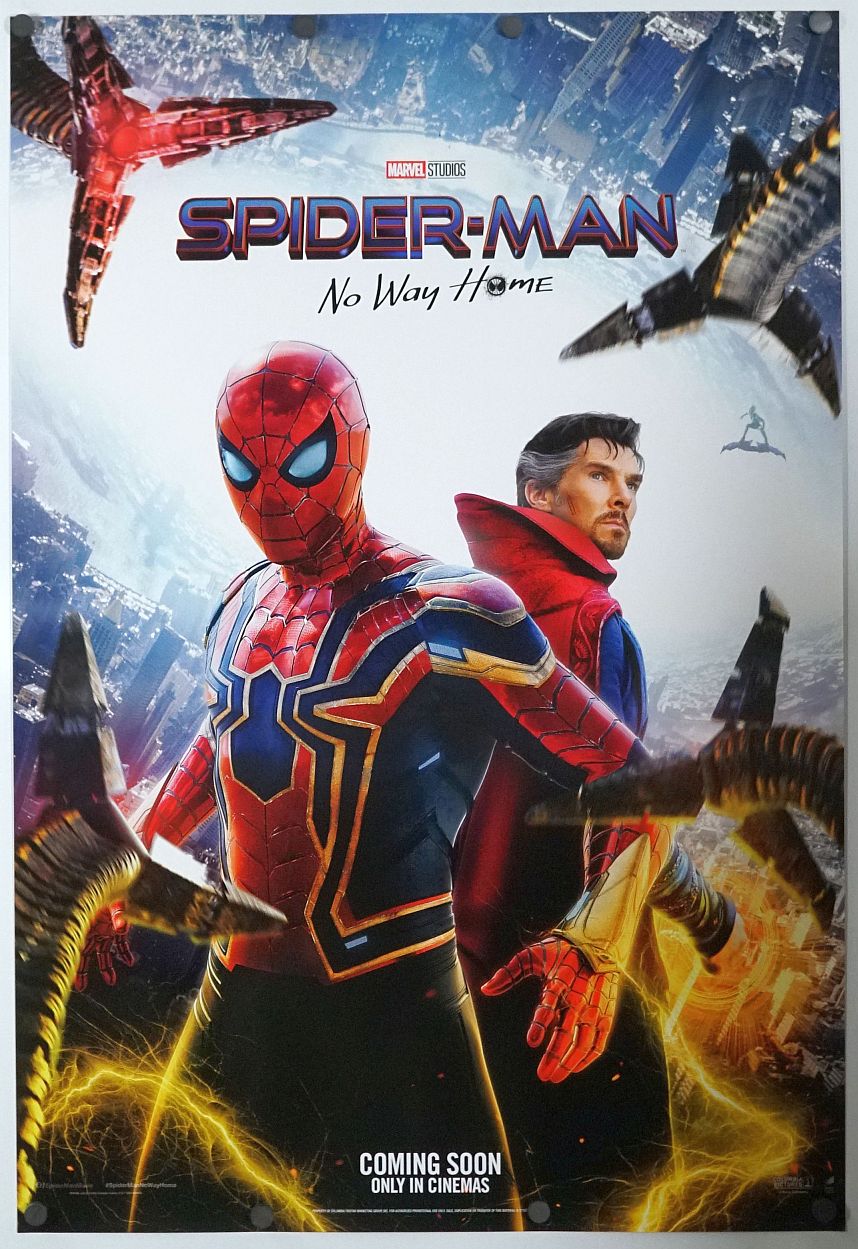 Spider-Man: No Way Home (2021) original theatrical movie poster - International Advance B
