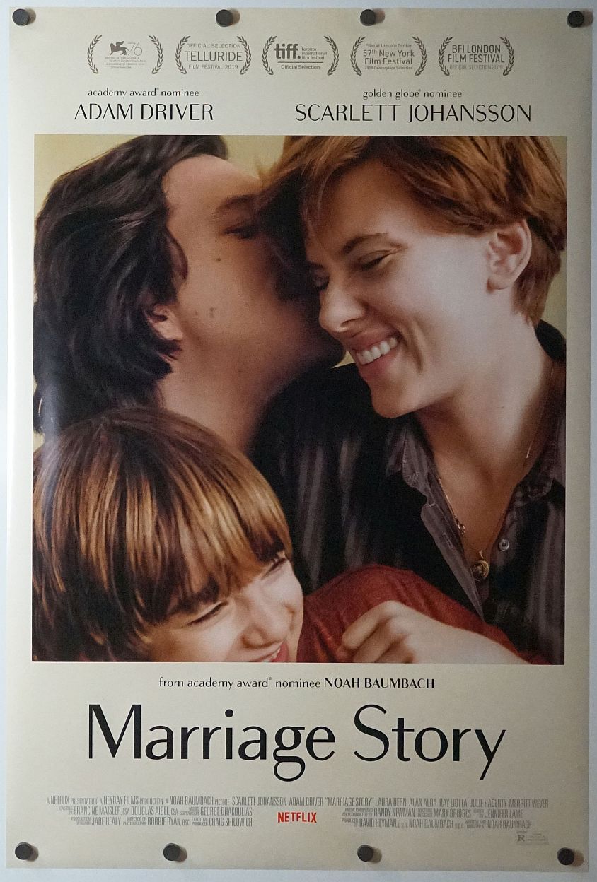 Marriage Story (2019) original theatrical movie poster - Final