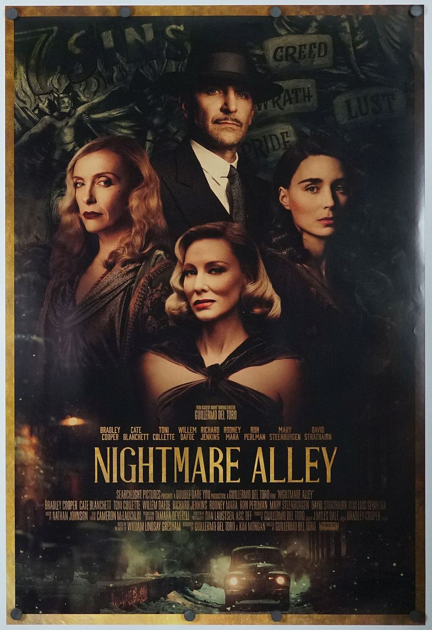 Nightmare Alley (2021) original theatrical movie poster - International Final