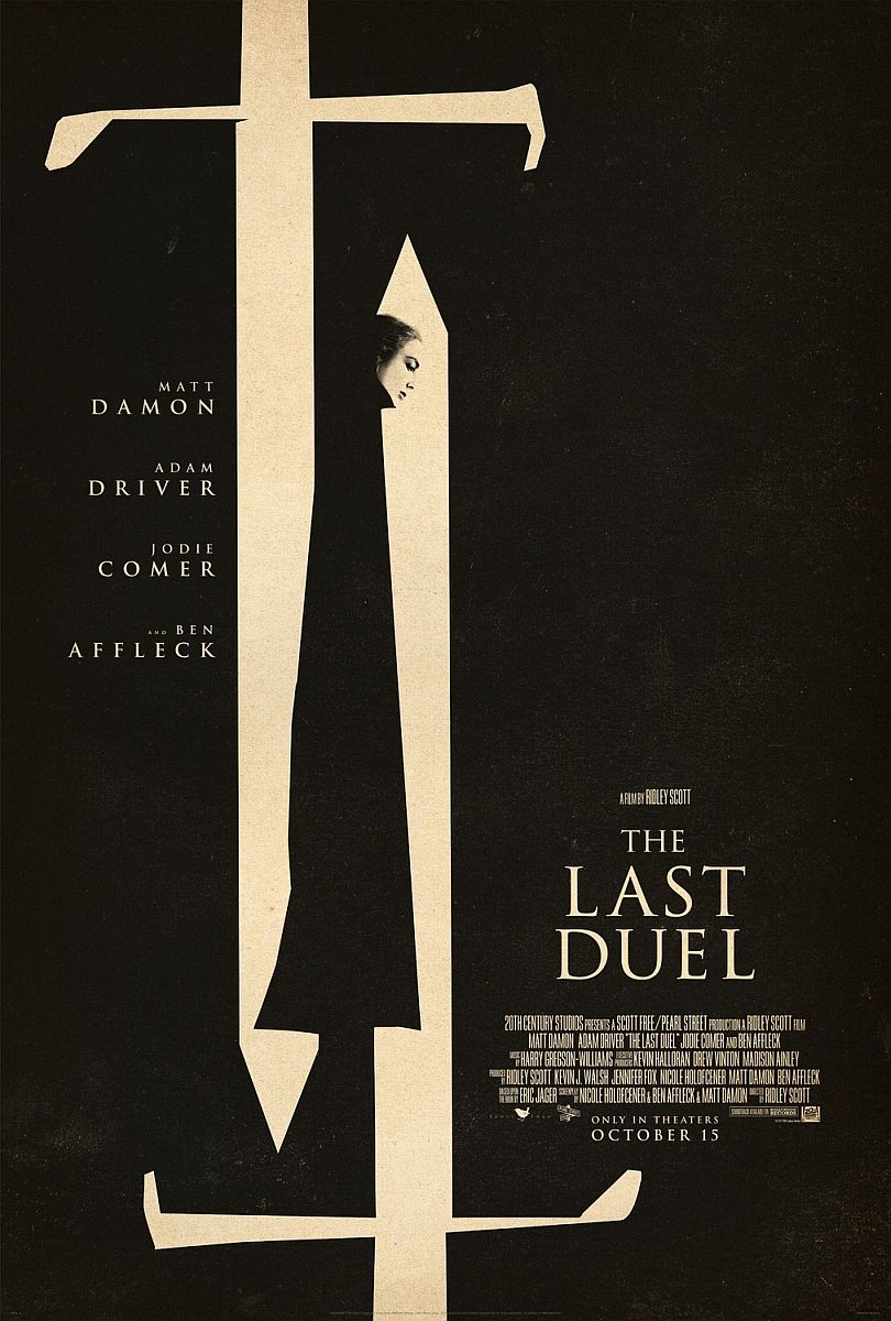 The Last Duel (2021) original theatrical movie poster - Final