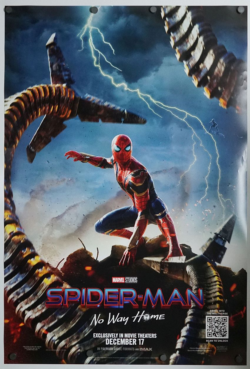 Spider-Man: No Way Home (2021) original theatrical movie poster - Advance