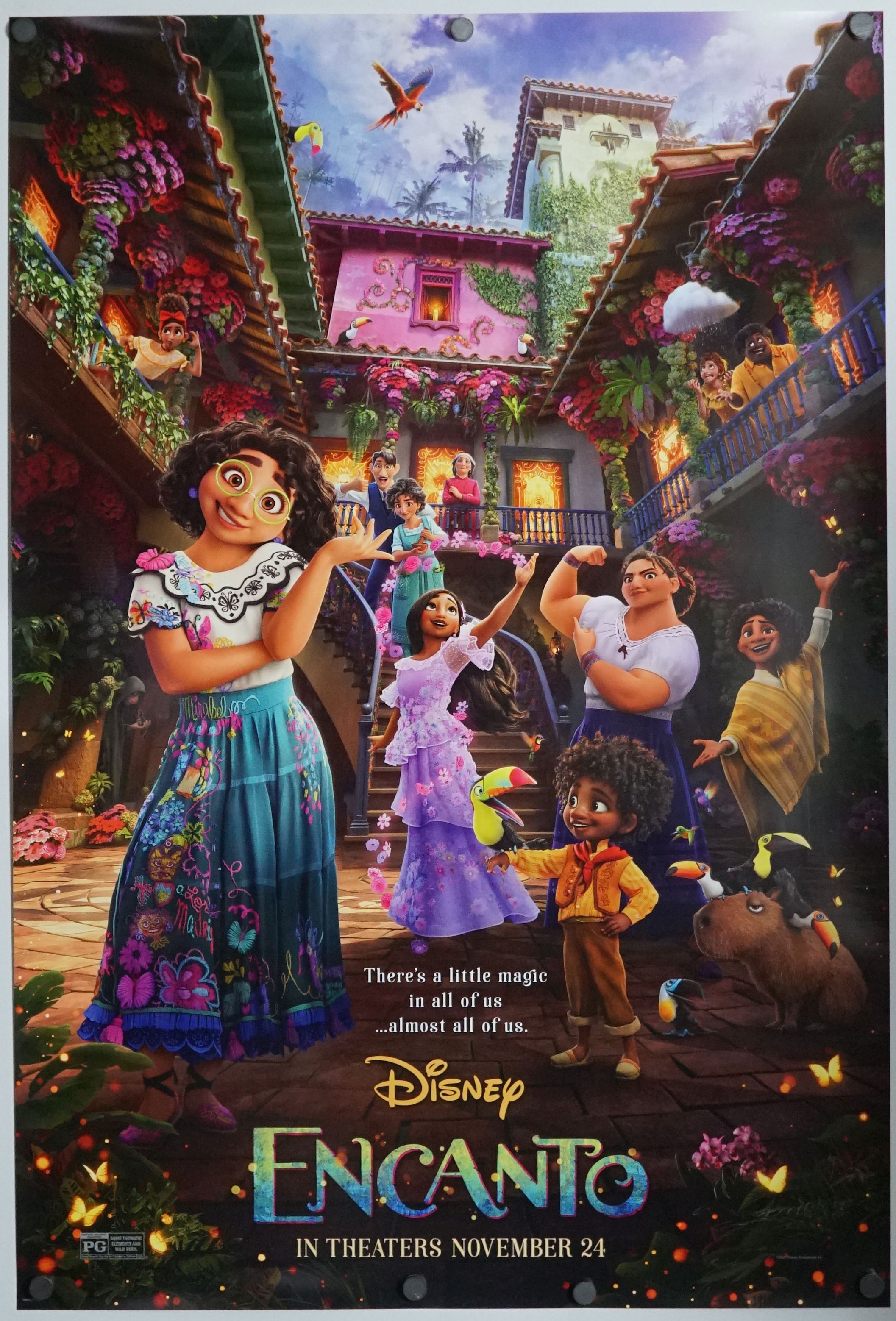 Encanto (2021) original theatrical movie poster - Final