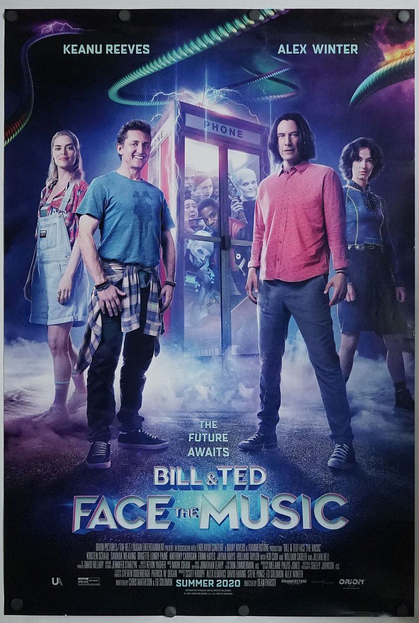 Bill & Ted Face the Music (2020) original theatrical movie poster - Final