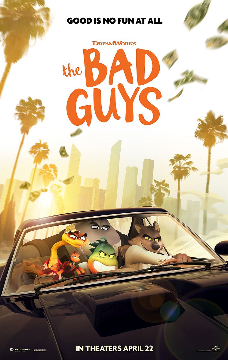 The Bad Guys (2022) original theatrical movie poster - Advance