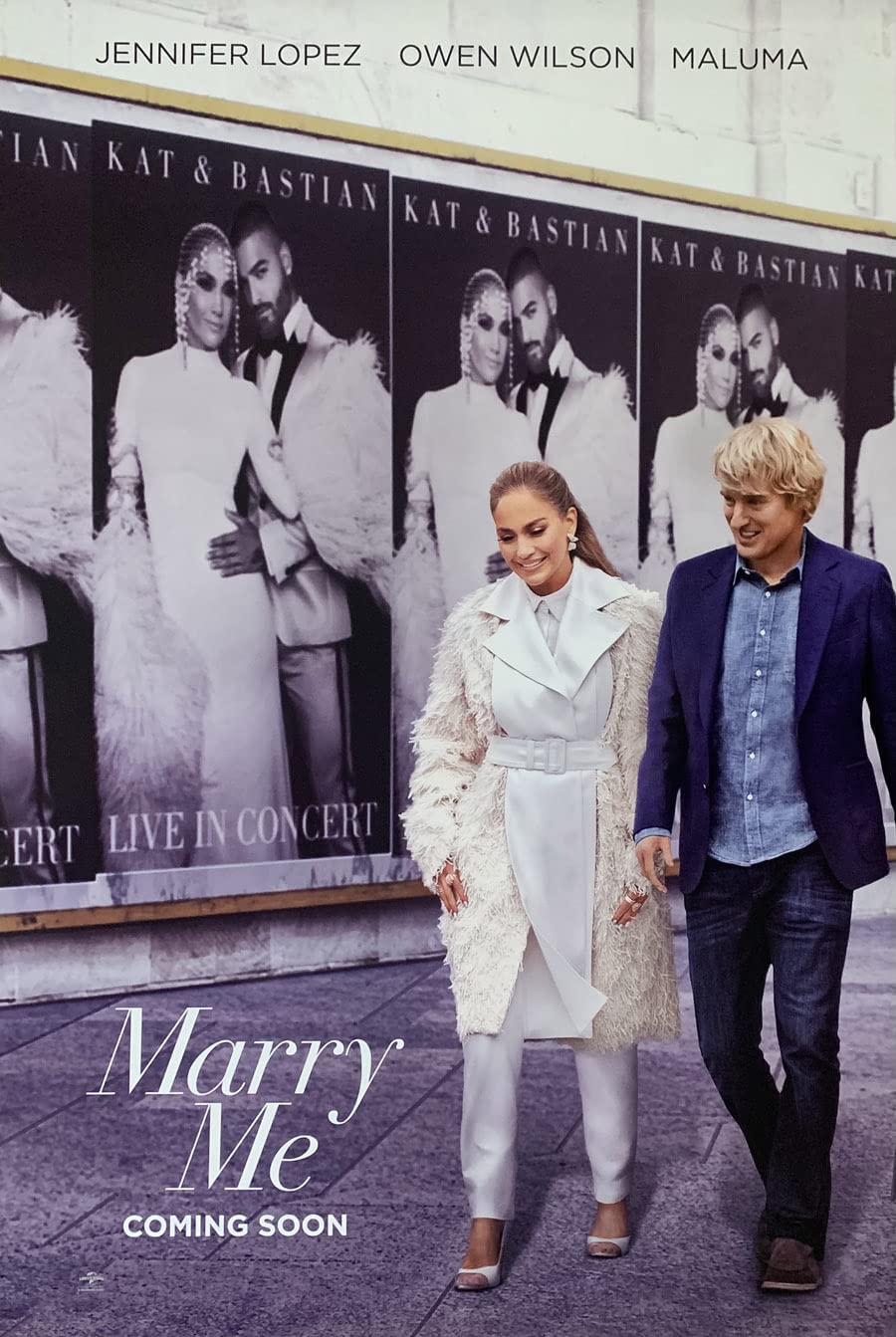 Marry Me (2022) original theatrical movie poster - International Advance