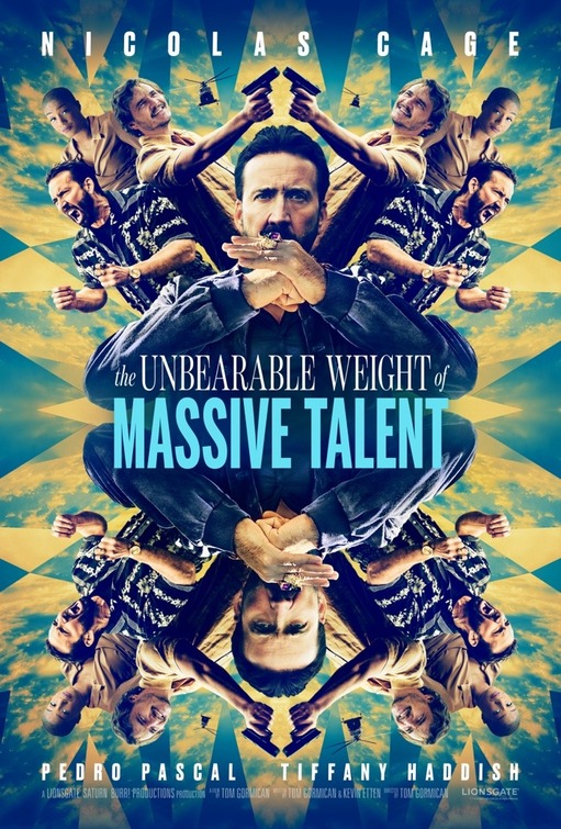 The Unbearable Weight of Massive Talent (2022) original theatrical movie poster - Final