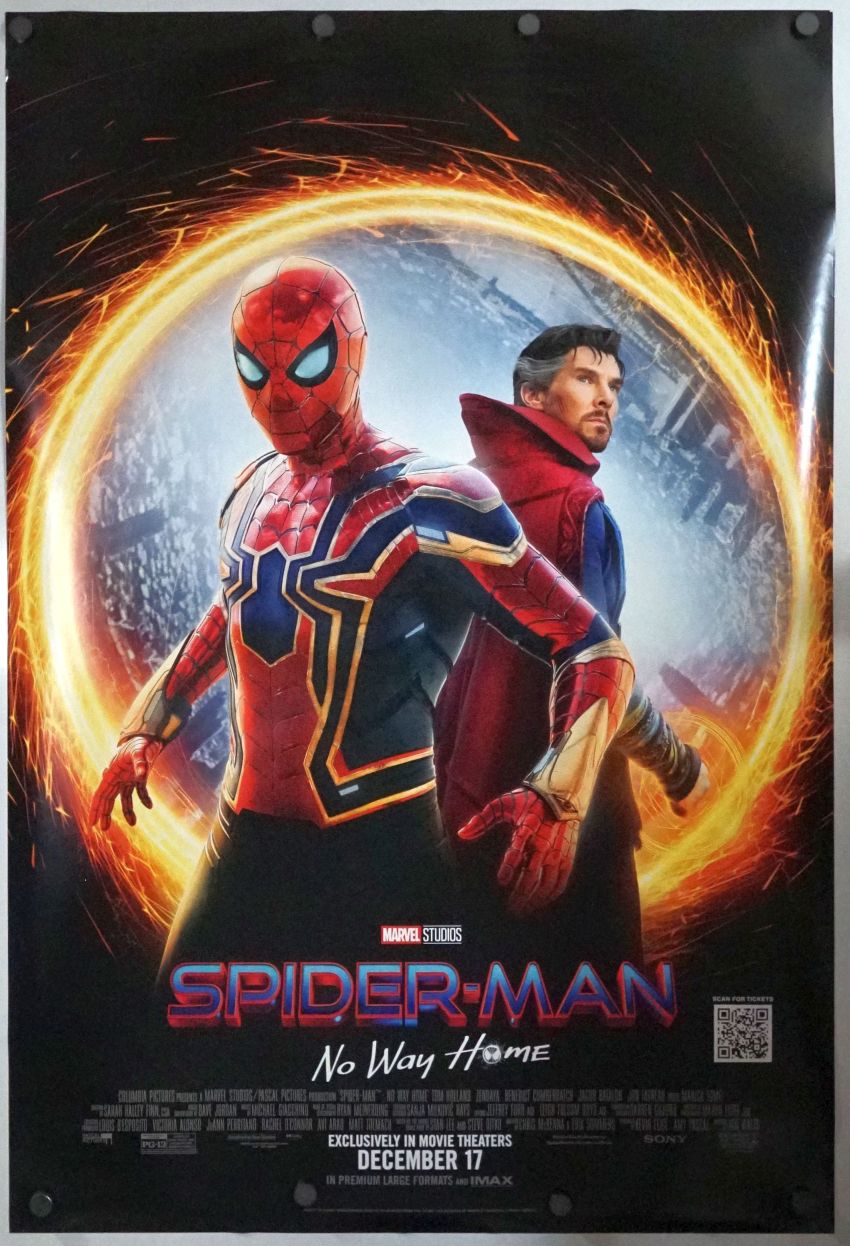Spider-Man: No Way Home (2021) original theatrical movie poster - Final
