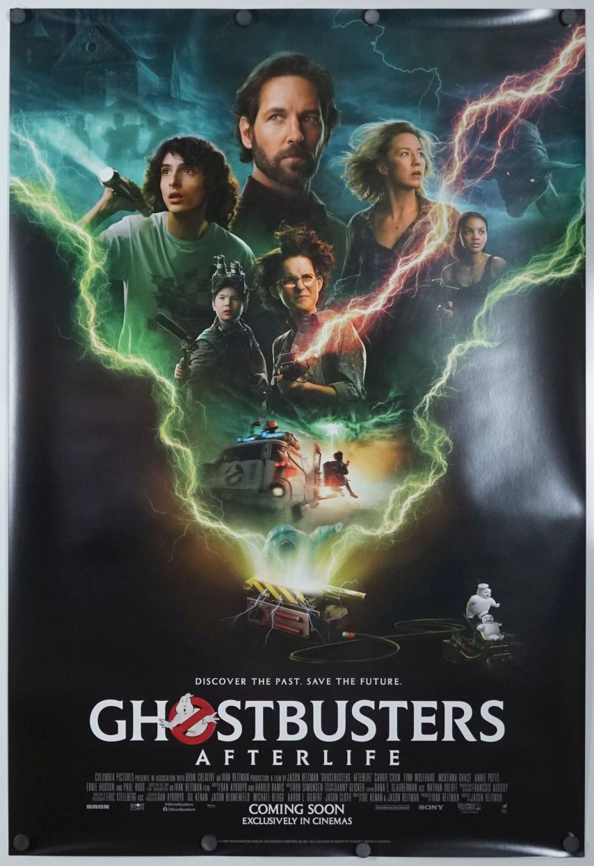 Ghostbusters: Afterlife (2021) original theatrical movie poster - International Style B