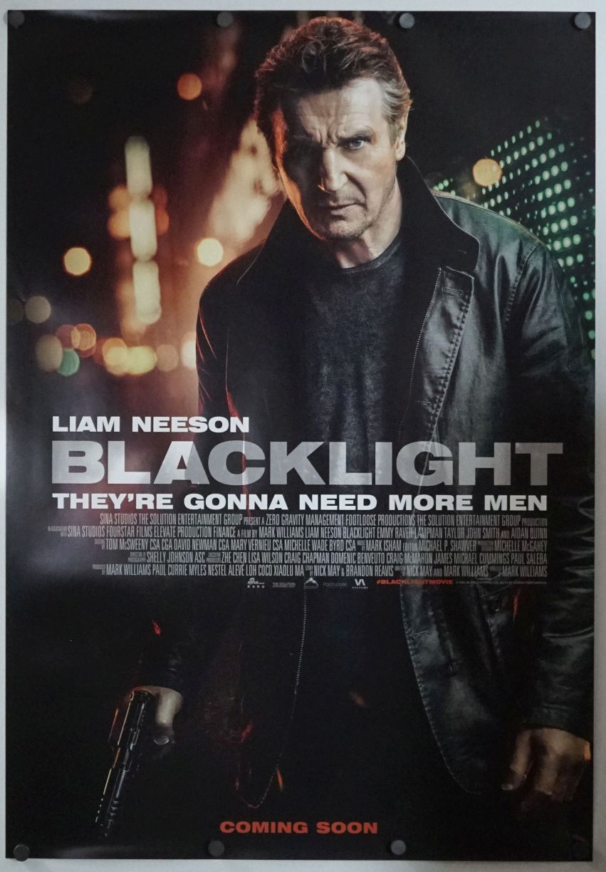 Blacklight (2022) original theatrical movie poster - Final